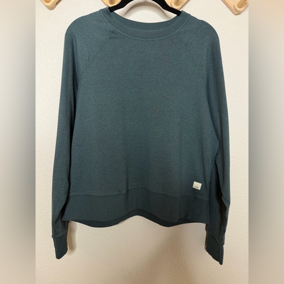 Vuori Long Sleeve Halo Crew Neck Green Sz S - Picture 2 of 6